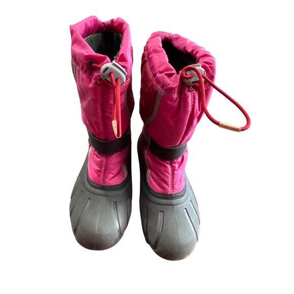 Sorel Womens Red Pink black Waterproof Winter Boots Size 5 SKU8110 - Picture 8 of 12